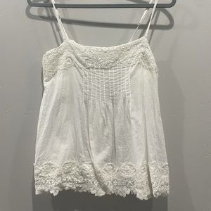 Vintage Small Abercrombie Lacey tank Top